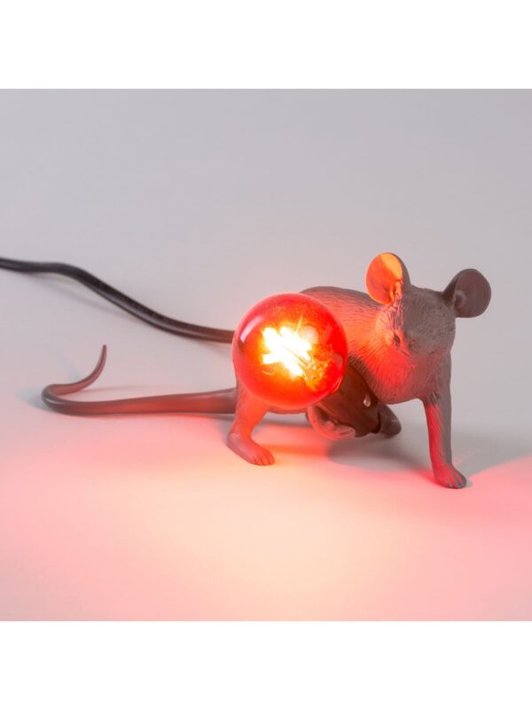 Lampada da Tavolo Mouse Lie Down #3 - Topo coricato Grigio Seletti Marcantonio Raimondi Malerba