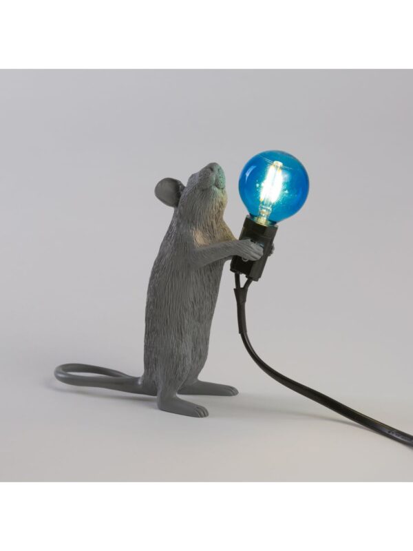 Lámpara de mesa Mouse Standing # 1 - Gris Seletti Marcantonio Raimondi Malerba