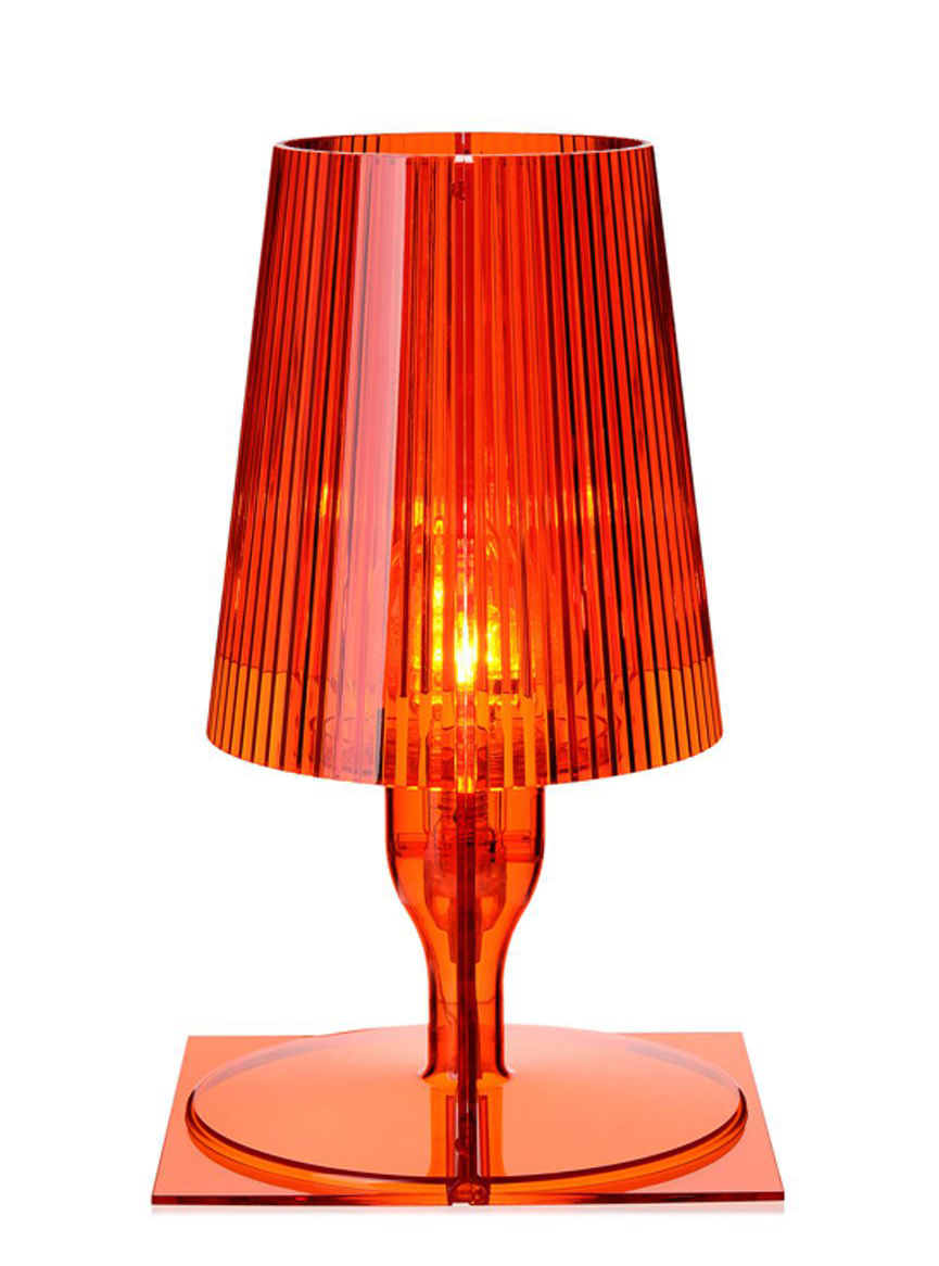 Lampe de table Volcanique 3B orange - L'art de la Table, une passion.