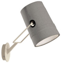 lâmpada de parede Fork cinza | Diesel marfim com Foscarini Diesel Equipe Criativa 1