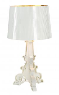 Bourgie Candeeiro de mesa Ouro Branco Kartell Ferruccio Laviani 1