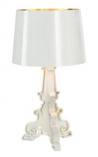 Bourgie Table Lamp White Gold Kartell Ferruccio Laviani 1