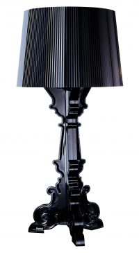 Black Kartell Bourgie table lamp Ferruccio Laviani 1