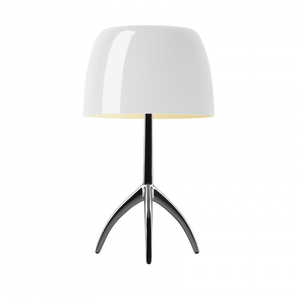 Table lamp Lumiere TL S DIM Aluminum | white Foscarini Rodolfo Dordoni 1