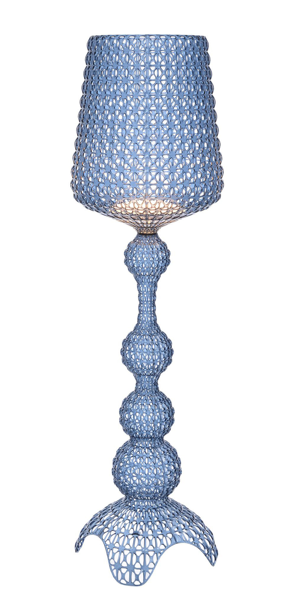 Lampu Lantai Kabuki Desain Biru Transparan Ferruccio Laviani Untuk Kartell Pemilihan Produk Sdm