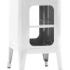Mobile Low stool H cm White Tolix Frédéric GAUNET 50 1