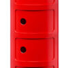 Mobile contenitore Componibili / 4 cassetti Rosso Kartell Anna Castelli Ferrieri 1