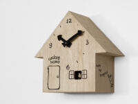 Orologio da parete Cuckoo Home Legno di betulla Progetti Ilya Titov 1