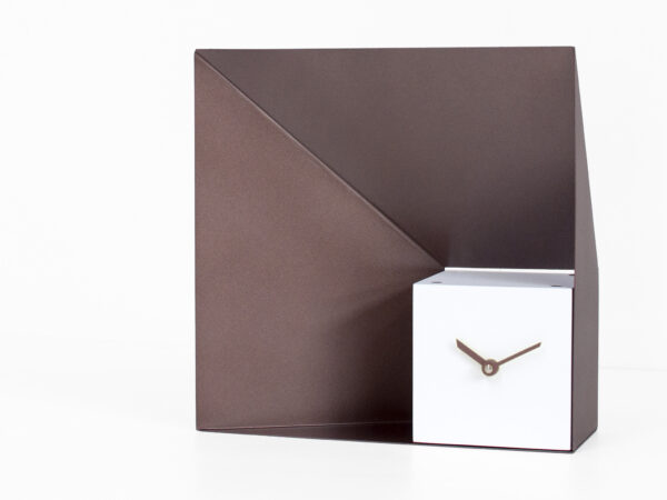 Horloge Murale Profonde Bronze Lamiera | Progetti Blanc Studio Kuadra 1