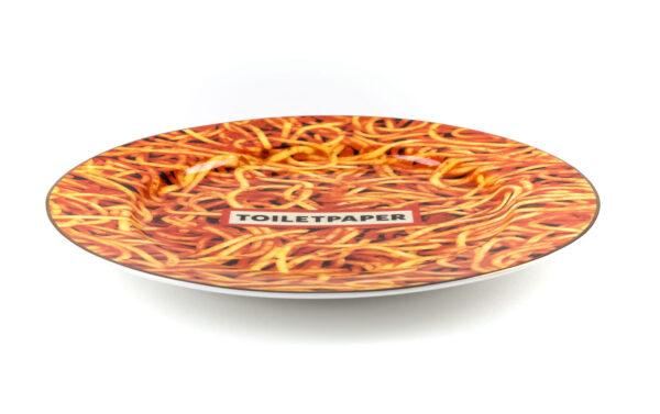 Piatto Toiletpaper - Spaghetti Multicolore Seletti Maurizio Cattelan|Pierpaolo Ferrari