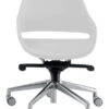 Eva blanc chaise de bureau | Aluminium Zanotta Ora Ito 1