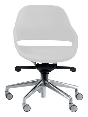 Eva blanc chaise de bureau | Aluminium Zanotta Ora Ito 1