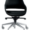 Eva black office chair | Aluminium Zanotta Ora Ito 1