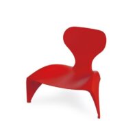 Лизгачка црвена фотелја Изета Марк Садлер 1
