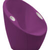 Ouch armchair with elbow rests Purple Casamania Karim Rashid