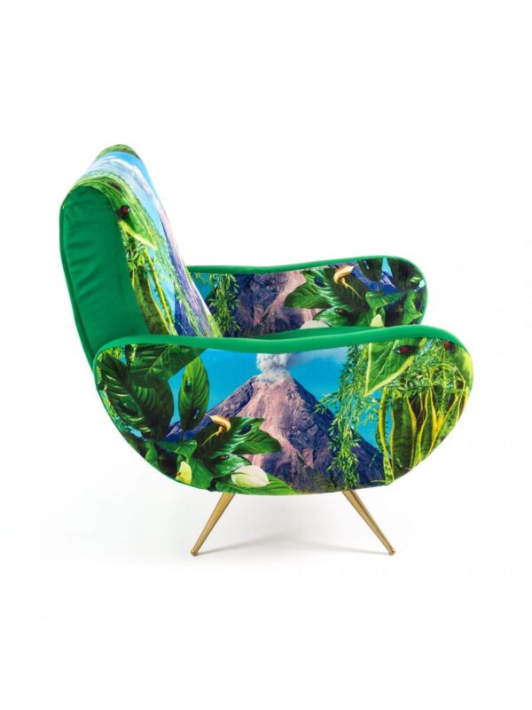 Chaise en papier hygiénique - Volcan multicolore | Seletti Green Maurizio Cattelan | Pierpaolo Ferrari
