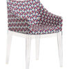 Madame La Double J upholstered armchair - Transparent | Galletti Kartell Philippe Starck 1