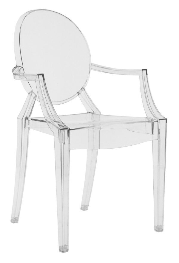 Louis Ghost Transparent Kartell Philippe Starck 1 fauteuil empilable