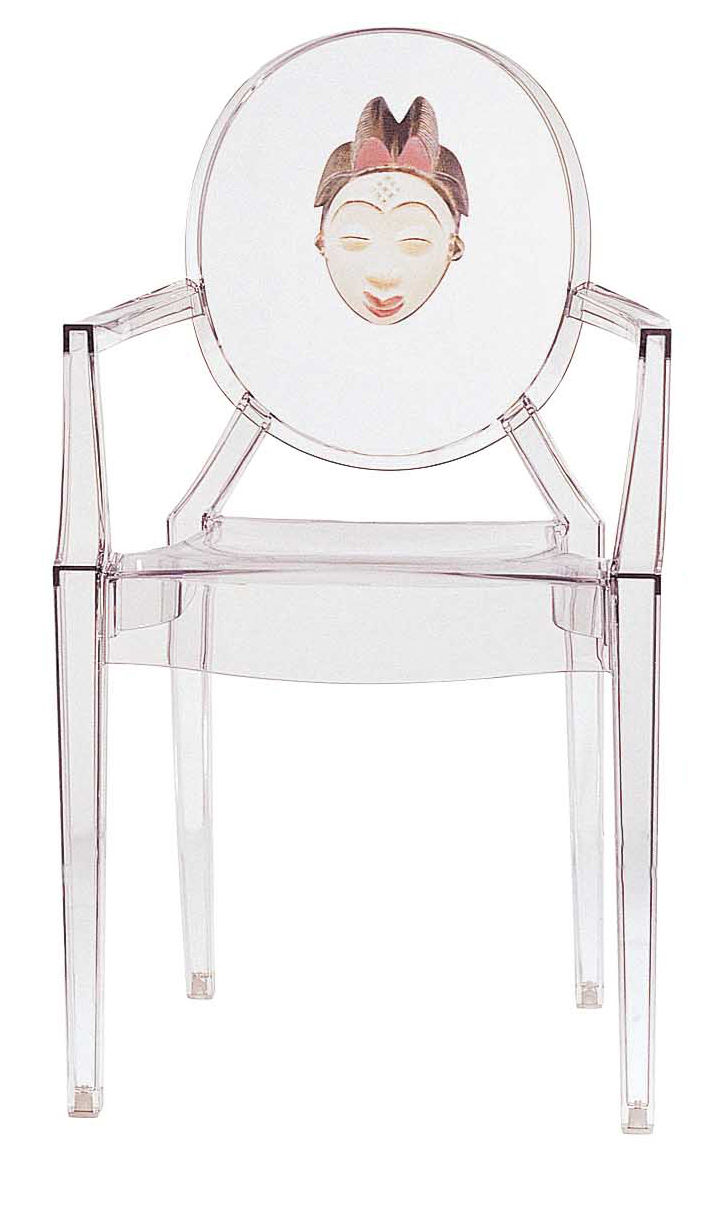 Poltrona impilabile Louis Ghost - donna cinese Trasparente Kartell Philippe Starck 1