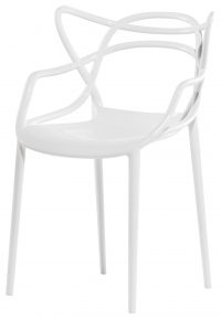 Fauteuil empilable Masters Blanc Kartell Philippe Starck | Eugeni Quitllet 1