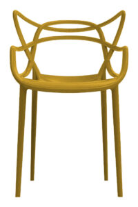 Fauteuil empilable Masters Mostarda Kartell Philippe Starck | Eugeni Quitllet 1