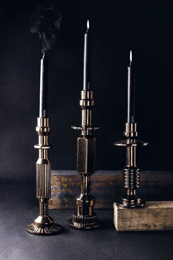 Candleholder Transmission / H 26 cm Bronze Diesel living with Seletti Diesel Creative Team 2