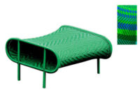 Pouf Shadowy Blue | Green Moroso Tord Boontje 1