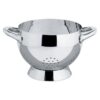 Polished stainless steel colander Mami Alessi Stefano Giovannoni 1