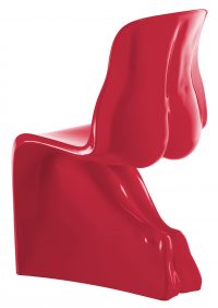 Her chair - lacquered red Casamania Fabio Novembre version