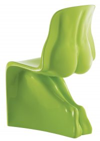 Her chair - light Green lacquered version Casamania Fabio Novembre
