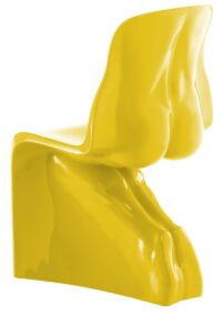 Ele Cadeira - Casamania Yellow lacquered version Fabio Novembre