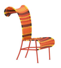 Sombría silla amarilla | Rojo | naranja | Marrón Moroso Tord Boontje 1