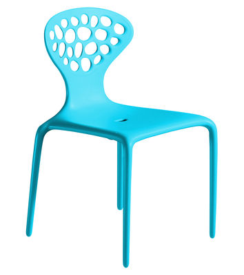 Turquoise Supernatural chair Moroso Ross Lovegrove 1