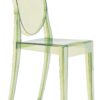 Victoria Ghost Green Kartell Philippe Starck 1 kerusi yang boleh ditumpuk
