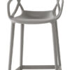 Masters high stool - H 65 cm Kartell gray Philippe Starck | Eugeni Quitllet 1