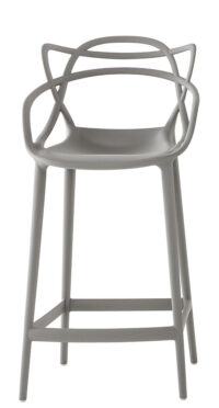 Tabouret haut Masters - H 65 cm Kartell Grey Philippe Starck | Eugeni Quitllet 1