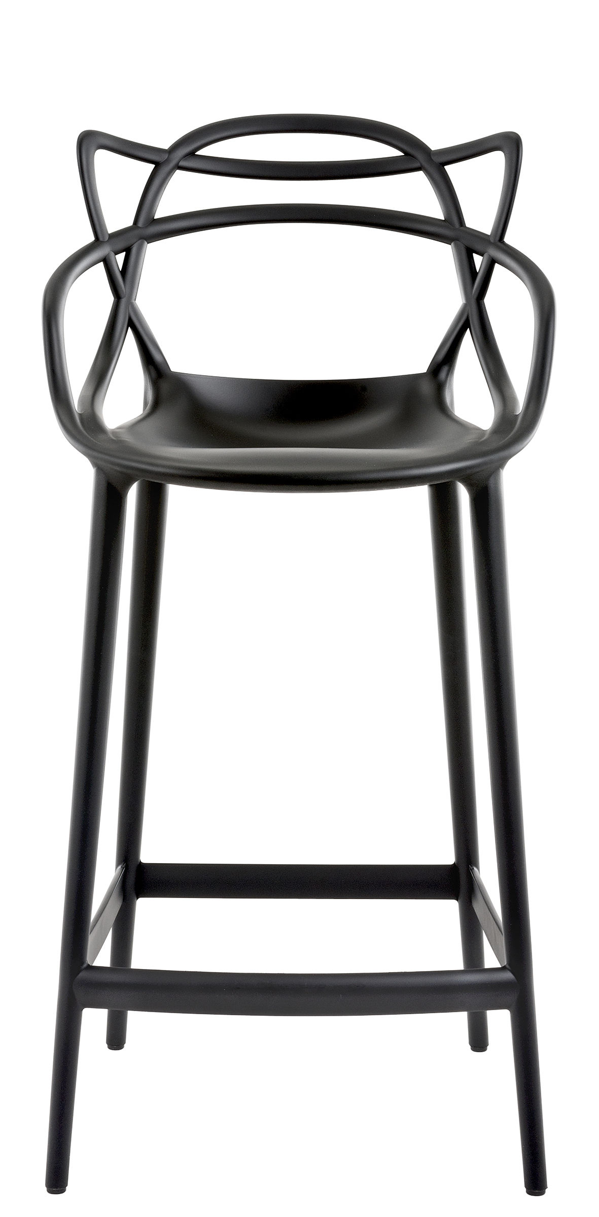 Taburete alto Masters - H 65 cm Diseño negro Philippe | Eugeni Quitllet para Kartell - Selección de productos SDM