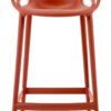Masters high stool - H 75 cm Rust orange Kartell Philippe Starck | Eugeni Quitllet 1