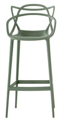 Tabouret haut Masters - H 75 cm Vert sauge Kartell Philippe Starck | Eugeni Quitllet 1