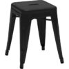 Low stool H - H cm Black 45 1 Tolix Xavier Pauchard