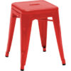 Low stool H - H 45 cm Red Tolix Xavier Pauchard 1