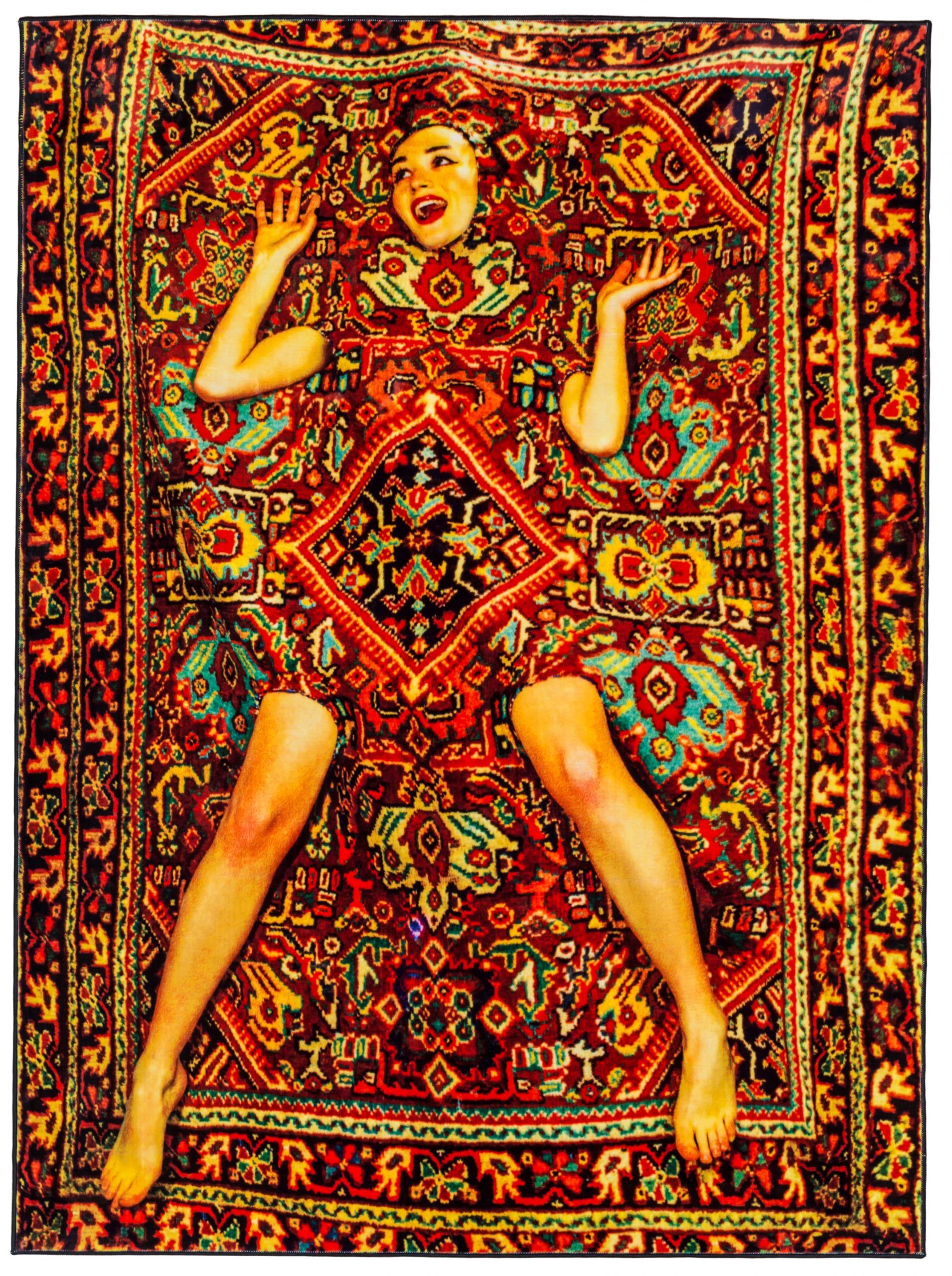 トイレットペーパーカーペット-Ladyon Carpet-194 x 280cmマルチカラー 