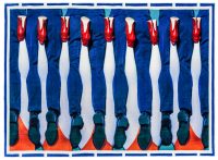Tappeto Toiletpaper - Legs - 194 x 280 cm Multicolore Seletti Maurizio Cattelan|Pierpaolo Ferrari