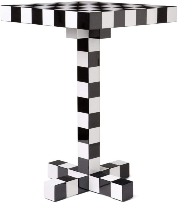 Chess Table White | Black moooi Front 1