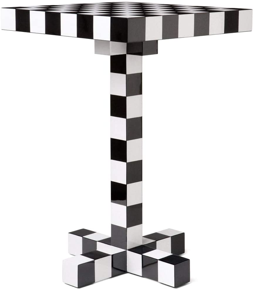 Tavolino Chess Table Bianco|Nero moooi Front 1