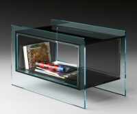 Magique Side Table Cinza Fumo | Transparente FIAM Studio Klass