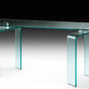 Ray Plus Steel Table | Transparent FIAM Bartoli Design