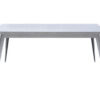 Table Table L 55 180 90 cm x width color steel Jean Pauchard Tolix 1