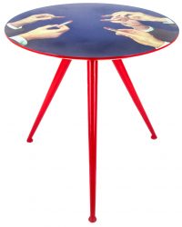 Mesa de centro de papel higiénico - Batons Ø 70 x H 64 cm Multicolor Seletti Maurizio Cattelan | Pierpaolo Ferrari