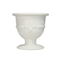 Topf der Liebe weiße Vase Folie Moropigatti 1